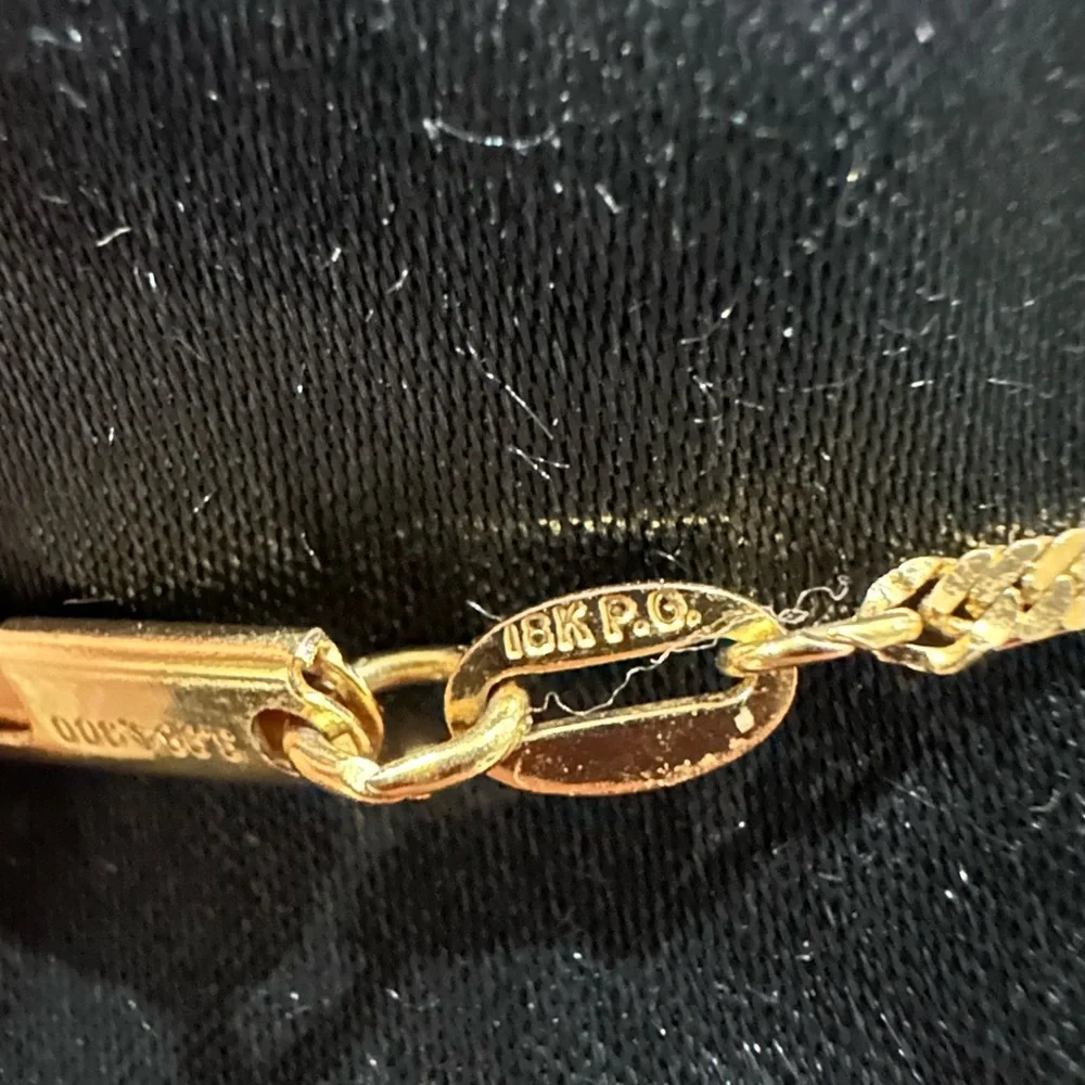 18k Vermeil gold plated necklace - Picture 3 of 5